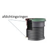 Garantia opzetschacht voor Li-Lo regenwatertank, incl. afdichtingsringen, h = 22 - 70 cm 