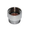 De Beer doorstroombegrenzer, voor doucheslang, &frac12;" x &frac12;", 7 L/min. 