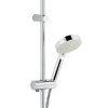 Glijstangset, serie Ascona, wandstang 60 cm, chroom, 5 stralen 