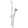Glijstangset, serie Alpha 300, wandstang 60 cm, chroom 
