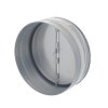 DEC terugslagklep, type BDSI, voor keukenventilatie, staal, 2x spie, &Oslash; 100 mm 