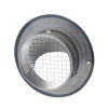 DEC bolrooster met grofmazig gaas, type D579L, rvs 304, 100 mm 