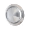 DEC toe- en afvoerventiel, type DVI, rvs 304, &Oslash; 100 mm, geborsteld rvs 