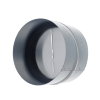 DEC buisverbinder met terugslagklep, type BDS, voor keukenventilatie, staal, 2x spie, &Oslash; 100 mm 