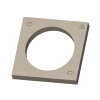 Stelring, beton, uitw. 800 x 800 mm, inw. d = 600 mm, h = 200 mm 