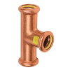 Sanha verloop T-stuk 90°, gas, type Press, koper, 3x pers, hnbr, Gastec QA, 22 x 15 x 15 mm 
