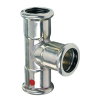 Sanha verloop T-stuk 90°, type Therm, staal, 3x pers, epdm 15 x 22 x 15 mm 