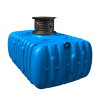 4Rain regenwatertank M incl. schacht, 3000 liter, 245 x 160 x 108,5 cm, ondergronds