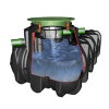 Garantia regenwater zeef en overloop voor Li-Lo tank, 110 mm 