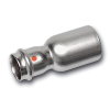 Sanha NiroTherm verloop koppeling, spie x pers, 22 x 15 mm