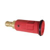 Straalpijp voor brandhaspelslang, type Euro, rood, slangtule, 25 mm