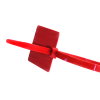 SapiSelco kabelbinders met markerlabel, 83 x 51 mm, rood, l = 280 mm, b = 7,5 mm, zak &agrave; 50 stuks 