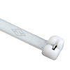 SapiSelco Kabelbinder m. Edelst.-Verschlussclip, transparent, l = 290 mm, b = 4,5 mm, VE: 100 St&uuml;ck 