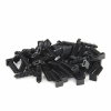 SapiSelco Wandd&uuml;bel f&uuml;r Kabelbinder, schwarz, l = 43 mm, b = 10 mm, Beutel &agrave; 100 St&uuml;ck 