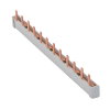 Gewiss kamrail, 6 x 2P, 12 module, lengte 21,2 mm, grijs 