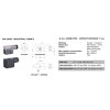 Stekker rechthoek Norm B, 22 mm, IP65, 2-polig + aarde, max. 250 V, 10 A