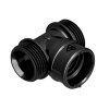 Henco T-stuk 90° voor Pro-Flow Manifold, 2x euroconus, type, VKEK-T05, zwart