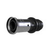 Henco koppeling voor Pro-Flow Manifold verdeler, pers x euroconus, 20 mm, zwart 