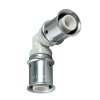 Ke Kelit Kelox Ultrax knie 90&deg;, ppsu, rvs, 2x pers, 16 x 16 mm 