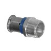 Ke Kelit Kelox Ultrax draadkoppeling, messing, rvs, buitendraad x pers, 16 mm x ½"