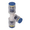 Ke kelit Kelox Protec Clix verloop T-stuk 90&deg;, ppsu, pa, 3x steek, 20 x 20 x 16 mm 
