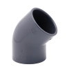 Comer knie 45&deg;, pvc-u, 2x inwendig lijm, 16 mm 