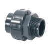 Comer 3-delige koppeling, pvc-u, inwendig lijm x buitendraad, 20 mm x ½"