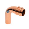 Sanha ACR Copper Press bocht 90&deg;, koper, spie x pers, &frac14;", zak &agrave; 5 stuks 