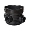 Wavin Tegra 600LC inspectieput, 4x manchet, pp, exclusief deksel, kruis, 4x 250 mm, gelijke spruit 