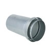 Hwa schuifstuk, voor riolering, zink, 100 mm 