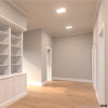 RZB led downlight, opbouw, TRIXY square, 25 - 35 W, 3000 / 4000 K, wit, aan / uit 