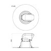 Ubbink kabel- en leidingdakdoorvoer, type Solar, pe/resitrix SK-W, dakhelling 0&deg;, geisoleerd 
