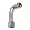 Sanha NiroSan Gas bocht 90°, rvs 316L, pers x binnendraad, 22 mm x ¾"