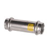 Sanha NiroSan Gas overschuifkoppeling, rvs 316L, 2x pers, 22 mm