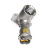 Sanha NiroSan Gas muurplaat, rvs 316L, pers x binnendraad, 22 mm x &frac34;" 