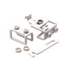 Rofix duo, complete standbuisset, standaard, voor type 10, 11, 20 en 21, wit (RAL 9010)