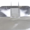 Aluminium-Kiesbehälter mit 45°-Kantenprofil, offener Ablauf 200 mm, ohne Laubfang, 60 x 80 mm 