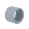 Nicoll verloopring, pvc, centrisch, uitwendig x inwendig lijm, grijs, 40 x 32 mm 