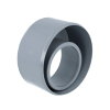 Nicoll verloopring, pvc, excentrisch, uitwendig x inwendig lijm, grijs, 125 x 80 mm 