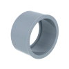 Nicoll verloopring, pvc, centrisch, uitwendig x inwendig lijm, grijs, KOMO, 90 x 75 mm 