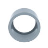Nicoll verloopring, pvc, centrisch, uitwendig x inwendig lijm, grijs, KOMO, 90 x 75 mm 