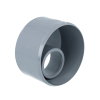 Nicoll verloopring, pvc, excentrisch, uitwendig x inwendig lijm, grijs, KOMO, 110 x 50 mm 