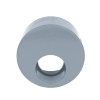 Nicoll verloopring, pvc, excentrisch, uitwendig x inwendig lijm, grijs, KOMO, 110 x 50 mm 