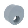 Nicoll verloopring, pvc, excentrisch, uitwendig x inwendig lijm, grijs, KOMO, 125 x 50 mm 
