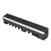 Nicoll lijngoot, type Kenadrain HD100 Cascade, pp, incl. 2x gy golv sleufrooster, D400,100x13,6x17cm 