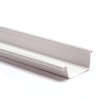 S-lon Kastenrinne, PVC, Typ 140, 180 mm, weiß, l = 4 m 