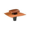 Ubbink ontluchtingspan, voor hellend dak 5 - 55°, type RVT 200, universeel, Ubiflex, natuurrood 