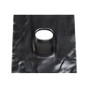 Ubbink dakdoorvoerpan, lood, 131 mm, universeel, 500 x 500 mm, zwart, dakhelling 35 - 55° 