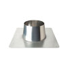 Ubbink plakplaat, voor dak 0 - 10°, aluminium, voor Rolux CLV en Cascade, 260 mm 