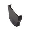 Nicoll Techtan Ovation Endstück für Rinnenauslauf, PVC, links, schwarz, RAL 9011, 125 mm